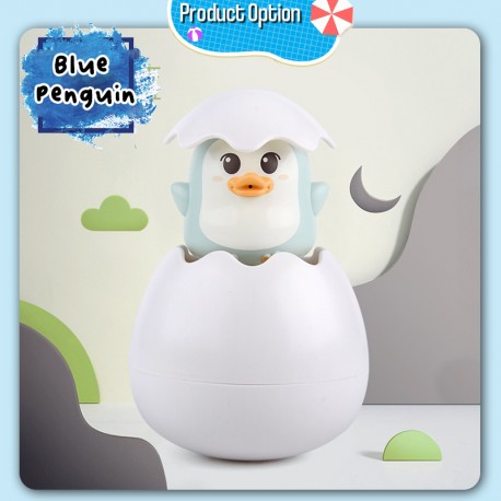 Little B House Water Spray Baby Cloud Penguin Duck Egg Bath Shower Toys Floating Sprinkler Mainan Mandi - BA10