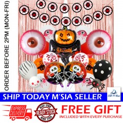 Little B House Halloween Decoration Pumpkin Ghost Aluminum Festival Party Balloon Belon Parti - HW01