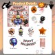 Little B House Halloween Decoration Pumpkin Ghost Aluminum Festival Party Balloon Belon Parti - HW01