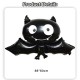 Little B House Halloween Balloons Set Bat Balloons Paper Banner Swirl Hanging Props Belon Parti- HW02