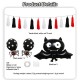 Little B House Halloween Balloons Set Bat Balloons Paper Banner Swirl Hanging Props Belon Parti- HW02