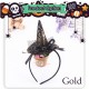 Little B House Halloween Mini Pointy Witch Hat Headband Costume Cosplay Accessories Pita Rambut- HW06