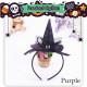 Little B House Halloween Mini Pointy Witch Hat Headband Costume Cosplay Accessories Pita Rambut- HW06
