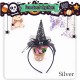 Little B House Halloween Mini Pointy Witch Hat Headband Costume Cosplay Accessories 万圣节南瓜尖帽头箍头饰 Pita Rambut- HW06