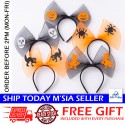 Little B House Pumpkin Headband Halloween Skull Headdress Pita Rambut - HW08