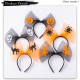 Little B House Pumpkin Headband Halloween Skull Headdress Pita Rambut - HW08