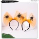 Little B House Pumpkin Headband Halloween Skull Headdress Pita Rambut - HW08