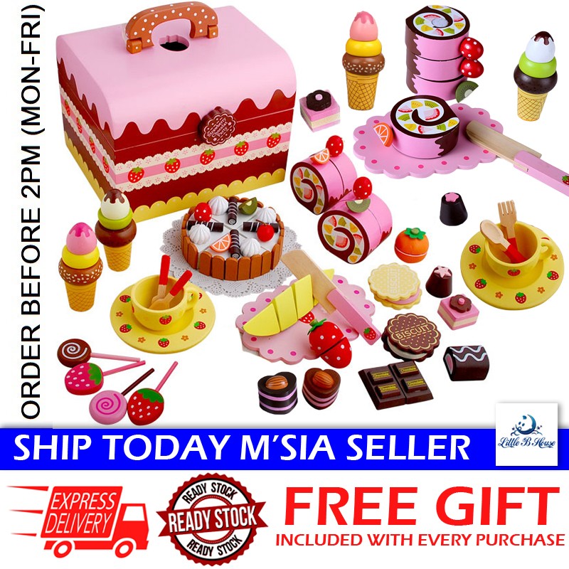 Pretend sales cake set