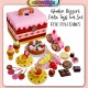 Little B House Wooden Pretend Combo Toy Birthday Party Cake Set 生日蛋糕家家酒 Masak Masak - BT47