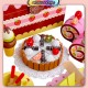 Little B House Wooden Pretend Combo Toy Birthday Party Cake Set 生日蛋糕家家酒 Masak Masak - BT47