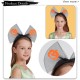 Little B House Pumpkin Headband Halloween Skull Headdress Pita Rambut - HW08