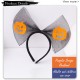 Little B House Pumpkin Headband Halloween Skull Headdress Pita Rambut - HW08