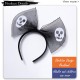 Little B House Pumpkin Headband Halloween Skull Headdress Pita Rambut - HW08
