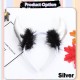 Little B House Halloween Devil Horns Headband Sequin Devil Costume Accessory Pita Rambut - HW09