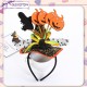 Little B House Halloween Pumpkin Witch Hat Headband Sequin Head Hoop Accessories Pita Rambut - HW11