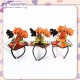 Little B House Halloween Pumpkin Witch Hat Headband Sequin Head Hoop Accessories Pita Rambut - HW11