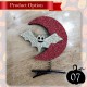 Little B House Halloween Hair Clips Pumpkin Ghost Cat Spider Bat Patterns Hairpins Klip Rambut - HW12