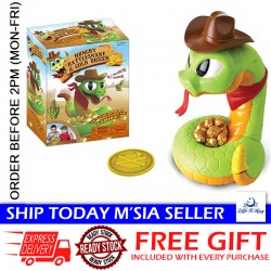 [Little B House] Electric Scary Rattlesnake Toy Biting Hand Rattlesnake Toys Snake Games Mainan Ular - BT284