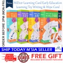 [Little B House] Write & Wipe English Learning Card Alphabet Words Math Number Card Kad ABC Kad Nombor-BT287