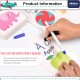 [Little B House] Write & Wipe English Learning Card Alphabet Words Math Number Card Kad ABC Kad Nombor-BT287