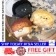 [Little B House] Toast Sliced Bread Pillow Emotional Bed Bolsters Doll Patung Roti- BT279
