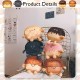 [Little B House] Toast Sliced Bread Pillow Emotional Bed Bolsters Doll Patung Roti- BT279