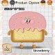 [Little B House] Toast Sliced Bread Pillow Emotional Bed Bolsters Doll Patung Roti- BT279