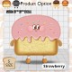 [Little B House] Toast Sliced Bread Pillow Emotional Bed Bolsters Doll Patung Roti- BT279