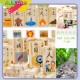 [Little B House]100pcs Wooden Double-Sided Chinese Character Dominoes Learning Education Toys Pendidikan Cina-BT161