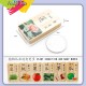 [Little B House]100pcs Wooden Double-Sided Chinese Character Dominoes Learning Education Toys Pendidikan Cina-BT161