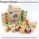 [Little B House] Education 27/48pcs ABC Printing Blocks Puzzle Toys with Storage Box 英文字母立方体 Kiub Abjad - BT268