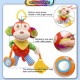 Little B House Newborn Baby Tooth Gel Hanging Plush Toys Crinkle Teether Mainan Bayi - BT237