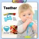 Little B House Newborn Baby Tooth Gel Hanging Plush Toys Crinkle Teether Mainan Bayi - BT237