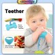 Little B House Newborn Baby Tooth Gel Hanging Plush Toys Crinkle Teether 摇铃 Mainan Bayi - BT237