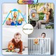 Little B House Newborn Baby Tooth Gel Hanging Plush Toys Crinkle Teether Mainan Bayi - BT237