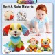 Little B House Newborn Baby Tooth Gel Hanging Plush Toys Crinkle Teether Mainan Bayi - BT237