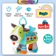 Little B House Newborn Baby Tooth Gel Hanging Plush Toys Crinkle Teether Mainan Bayi - BT237