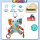 Little B House Newborn Baby Tooth Gel Hanging Plush Toys Crinkle Teether Mainan Bayi - BT237