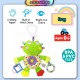 Little B House Newborn Baby Tooth Gel Hanging Plush Toys Crinkle Teether Mainan Bayi - BT237