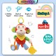 Little B House Newborn Baby Tooth Gel Hanging Plush Toys Crinkle Teether Mainan Bayi - BT237