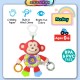 Little B House Newborn Baby Tooth Gel Hanging Plush Toys Crinkle Teether Mainan Bayi - BT237