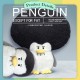 Little B House Exploding Head Penguin Doll Cute Big Toy Cushion Gift Anak Patung Penguin - BT312