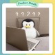 Little B House Exploding Head Penguin Doll Cute Big Toy Cushion Gift Anak Patung Penguin - BT312
