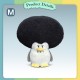 Little B House Exploding Head Penguin Doll Cute Big Toy Cushion Gift Anak Patung Penguin - BT312