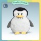 Little B House Exploding Head Penguin Doll Cute Big Toy Cushion Gift Anak Patung Penguin - BT312