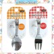 Little B House Japan Made Baby Stainless Steel Curved Handle Feeding Spoon & Fork Garpu Sudu Bayi -TW12