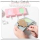 Little B House Homemade Silicone Ice Cream Mold Ice Maker Baby DIY Popsicle Stick Acuan Ice Cream - KW24