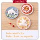 Little B House Sushi Maker Tools 4 Set Bento Accessories Tool Rice Ball Mold Acaun Nasi - KW32