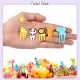 Little B House Animal Fruit Picks Forks Mini Cartoon Toothpick for Cake Dessert Garpu Bento - KW36