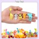 Little B House Animal Fruit Picks Forks Mini Cartoon Toothpick for Cake Dessert 迷你便当签水果叉 Garpu Bento - KW36